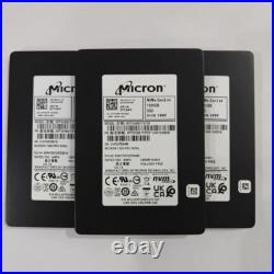1.92TB 7300 Pro Micron PCIe NVMe U. 2 SSD MTFDHBE1T9TDF 9.8PBWith1DWPD 1PCS
