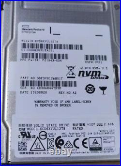 12.8TB SSD KIOXIA KCD6 U2 PCIE4.0 KCD6XVUL12T8 GPK1 Solid State Drive NVME