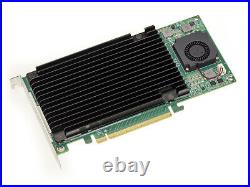 16x PCIe 3.0 Controller Card for 4 SSD M. 2 NVMe M Key (M2 NGFF). PLX PEX 8747