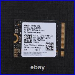 1TB M. 2 2230 SSD SAMSUNG PM991 PCIe NVMe 1024GB For Microsoft Surface Pro X 8