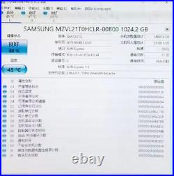 1TB M. 2 SAMSUNG SSD PM9A1 PCIe NVME SSD MZVL21T0HCLR MZ-VL21T0A 36302029 0KG5N3