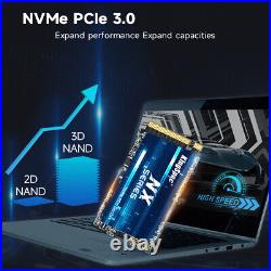 1TB SSD NVME M 2 M. 2 2242 PCIe Gen3.0X4 Hard Drive Disk Solid 3400MB/s Laptop PC