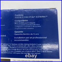 1TB WD Blue SN5000 NVMe Internal Solid State Drive SSD PCIe Gen 4.0 M. 2 2280