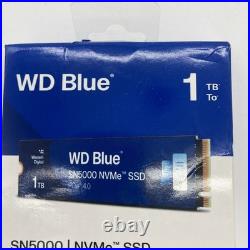 1TB WD Blue SN5000 NVMe Internal Solid State Drive SSD PCIe Gen 4.0 M. 2 2280
