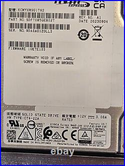 1X SSD 1.92TB KIOXIA CM7 PCIe 5.0 NVMe 2.0 2.5 KCMYXRUG1T92 SDF7085GEB02T 2023