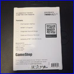 2 TB NVMe M. 2 PCIe Gen 4x4 SSD with Heatsink for PS5/PC 7400MB/s