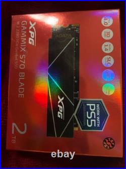 2 TB XPG GAMMIX S70 BLADE PCIe Gen4 Solid State Drive (SSD) 7400/6800 MB/s