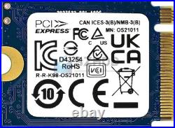 2230 SSD 1TB NVMe PCIe for Microsoft Surface Pro 9 10 ASUS ROG Ally Steam Deck