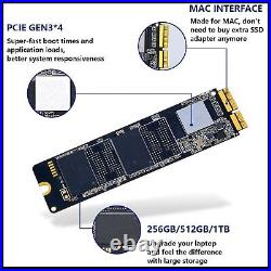256GB 512GB Internal Solid State Drive Upgrade for MacBook SSD A1466/A1398/A1419