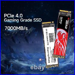 2TB 1TB Internal Gaming SSD For PS5 PCIe 4x4 NVMe 7300MBS Solid State Drive