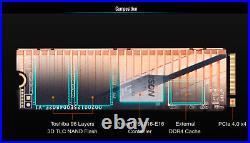 2TB Gen4 NVME GIGABYTE AORUS Internal Solid State Drive for Laptop Computer PS5