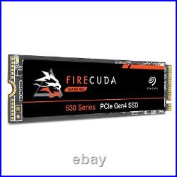 2TB Seagate FireCuda 530 NVME M. 2 PCI Express Gen 4x4 Internal Solid State Drive