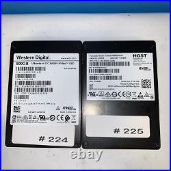 (2x) WD & HGST SN200 800GB 2.5'' PCIe NVMe 800GB SSD hard drive (2x) WD & HGST SN200 800GB 2.5'' PCIe NVMe 800GB SSD hard drive