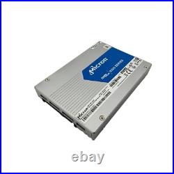 3.8TB 4TB NVMe MTFDHAL3T8TCT Micron U. 2 Enterprise Drive 840K IOPS PCIe 3.0 x4