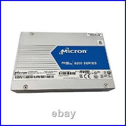 3.8TB 4TB NVMe MTFDHAL3T8TCT Micron U. 2 Enterprise Drive 840K IOPS PCIe 3.0 x4