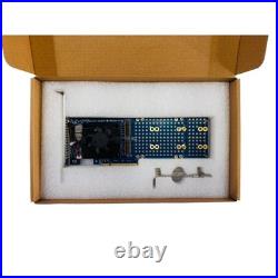 4 Port M. 2 NVMe SSD PCIe x8 Adapter PLX88024 PCIE 4.0 IT mode ZFS TrueNAS Unraid