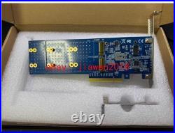 4 Port M. 2 NVMe SSD PCIe x8 Adapter PLX88024 PCIE 4.0 IT mode ZFS TrueNAS Unraid