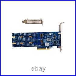 4 Port M. 2 NVMe SSD PCIe x8 Adapter PLX88024 PCIE 4.0 IT mode ZFS TrueNAS Unraid