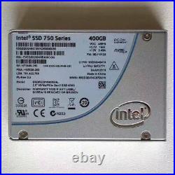 400GB INTEL SSD U. 2 750 Series Nvme Pcie 3.0x4 SSDPE2MW400G4L 00FC771 8EV10135