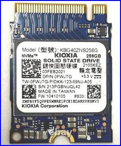 50 pcs of NEW Pulled KIOXIA (Toshiba) 256GB M. 2 PCIe NVMe SSD KBG40ZNS256G 2230