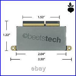 512GB PCIe NVMe SSD Install Kit MacBook Pro 13 A1708 Late 2016, Mid 2017 nTB