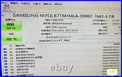 7.68TB Samsung SSD PM983 U2 2.5MZQLB7T6HMLA-00007 MZ-QLB7T60 EDB5202 PCIe Gen3