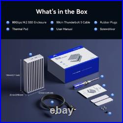 ACASIS TB504Mini Thunderbolt 5 M. 2 NVMe SSD Case 80Gbps Fanless Cooling Gen5