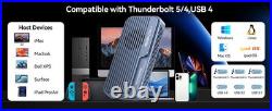 ACASIS Thunderbolt 5 M. 2 NVMe SSD Enclosure 80Gbps PCIe NVMe SSD Case USB4 v2