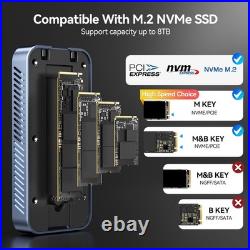 ACASIS Thunderbolt 5 M. 2 NVMe SSD Enclosure 80Gbps USB4 8TB Cooling Fan