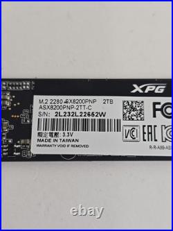ADATA XPG GAMMIX S11 Pro 2TB SSD 3D TLC NAND NVMe M. 2 2280 Solid State Drive
