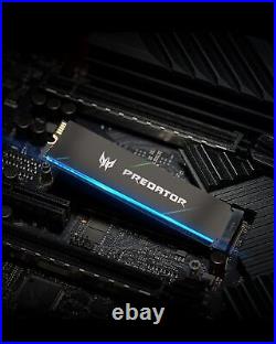 Acer Predator GM7000 2TB NVMe Gen4 Gaming SSD, M. 2 2280, Up to 7400MB/s