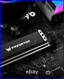 Acer Predator GM7000 2TB NVMe Gen4 Gaming SSD, M. 2 2280, Up to 7400MB/s