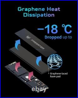Acer Predator GM7000 4TB NVMe Gen4 Gaming SSD, M. 2 2280, Up to 7400MB/s PS5 MAC Acer Predator GM7000 4TB NVMe Gen4 Gaming SSD, M. 2 2280, Up to 7400MB/s PS5 MAC