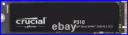 Brand New Crucial P310 500GB M. 2 2280 NVMe SSD 6,600MB/s Desktop/Laptop