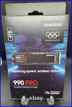 Brand New Samsung 990 PRO 4TB M. 2 NVMe Internal SSD Black (MZ-V9P4T0) Brand New Samsung 990 PRO 4TB M. 2 NVMe Internal SSD Black (MZ-V9P4T0)