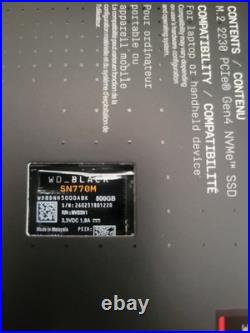 Brand New WD Black SN770M 500GB M. 2 2230 NVMe SSD PCIe 4.0 WDBDNH5000ABK