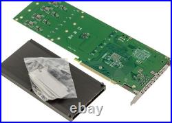 Broadcom PEX88048 PCIe 4.0 x16 Card for 8 SSD M. 2 NVMe CHIPSET