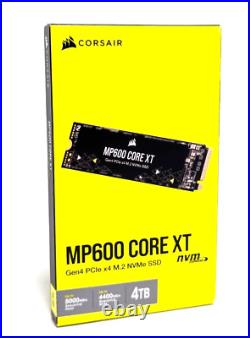 CORSAIR MP600 CORE XT 4TB PCIe 4.0 (Gen4) x4 NVMexpress M. 2 SSD