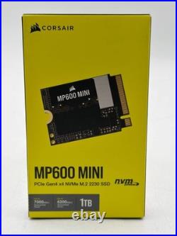 CORSAIR MP600 Mini 1TB M. 2 NVMe PCIe x4 Gen4 SSD 2230 Black