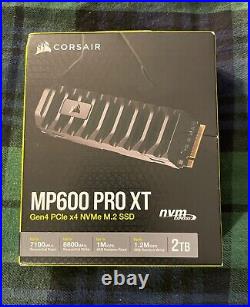 CORSAIR MP600 PRO XT 2TB Internal Gaming Gen4 PCIe x4 NVMe M. 2 SSD