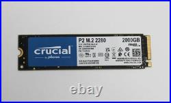 CT2000P2SSD8 Crucial P2 2TB M. 2 2280 PCIe Gen3x4 NVMe SSD Grade A