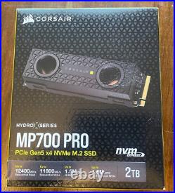 Corsair 2TB MP700 PRO NVMe PCIe 5.0 M. 2 Internal SSD (Water Block)