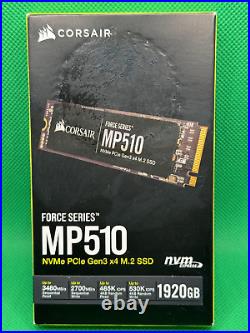 Corsair Force Series MP510 1920GB NVMe PCIe Gen3 x4 M. 2 SSD 2TB