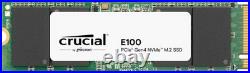 Crucial CT2000E100SSD8 E100 2TB PCIe 4.0 Gen4 NVMe M. 2 2280 2.0 TB Internal SSD