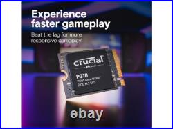 Crucial CT2000P310SSD2 P310 2TB M. 2 2230 NVMe PCIe 4.0x4 7100 MB/s Internal SSD Crucial CT2000P310SSD2 P310 2TB M. 2 2230 NVMe PCIe 4.0x4 7100 MB/s Internal SSD