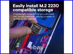 Crucial CT2000P310SSD2 P310 2TB M. 2 2230 NVMe PCIe 4.0x4 7100 MB/s Internal SSD Crucial CT2000P310SSD2 P310 2TB M. 2 2230 NVMe PCIe 4.0x4 7100 MB/s Internal SSD