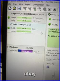 Crucial P1 1000GB M. 2 2280 PCIe NVMe Internal SSD CT1000P1SSD8 Black