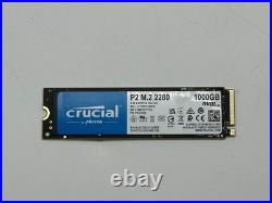 Crucial P2 1TB M. 2 PCIe NVMe Internal SSD (CT1000P2SSD8)