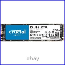 Crucial P2 1TB M. 2 PCIe NVMe SSD Interne (CT1000P2SSD8)