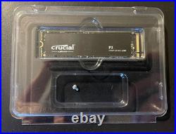 Crucial P3 1TB NVMe SSD PCIe Gen3 High Speed Storage Up to 3500MBs Read